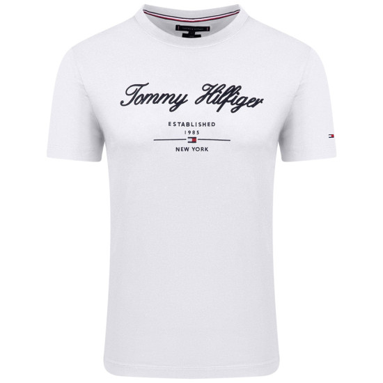 Tommy Hilfiger Λευκό T-shirt C Neck - MW0MW33691