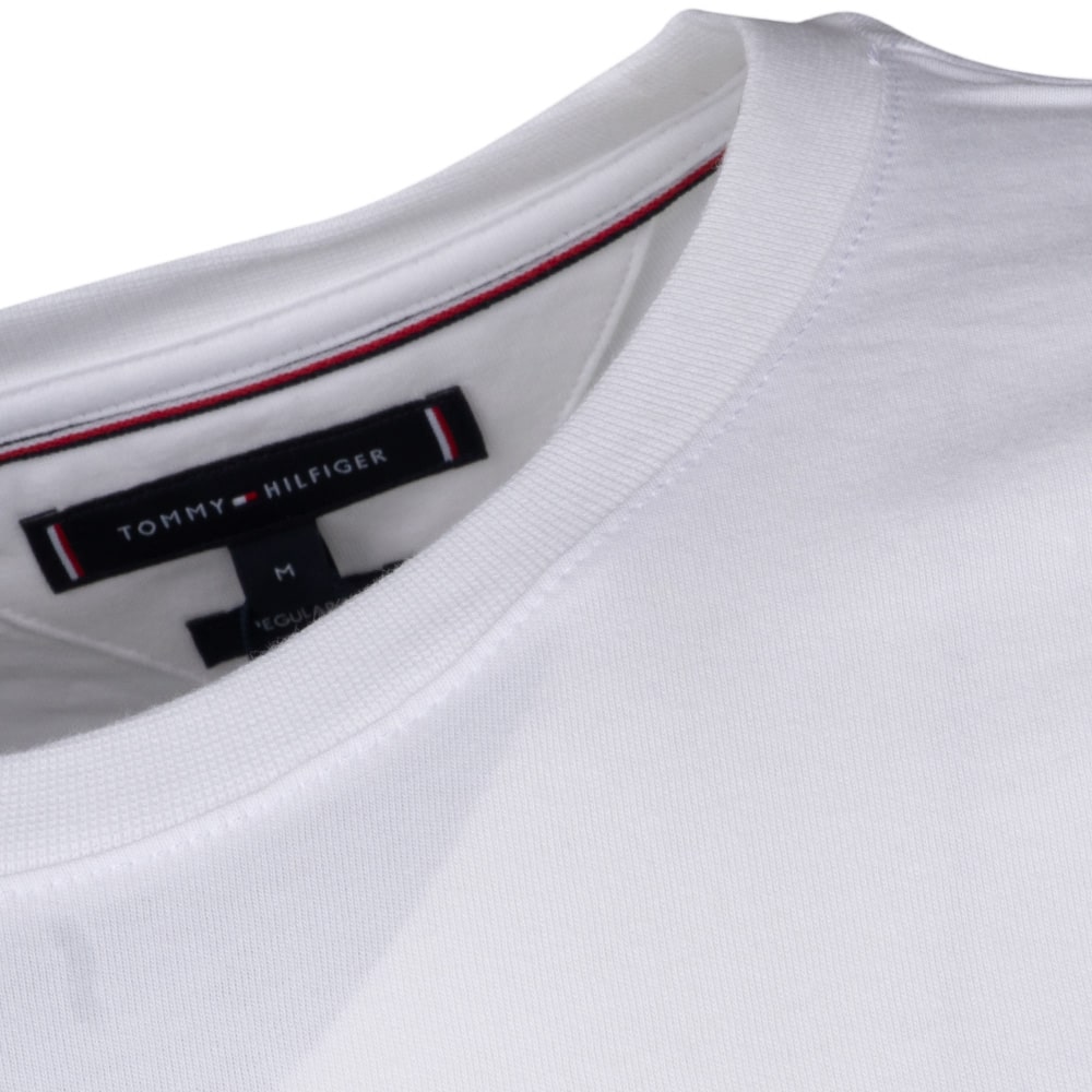 Tommy Hilfiger Λευκό T-shirt C Neck - MW0MW33691
