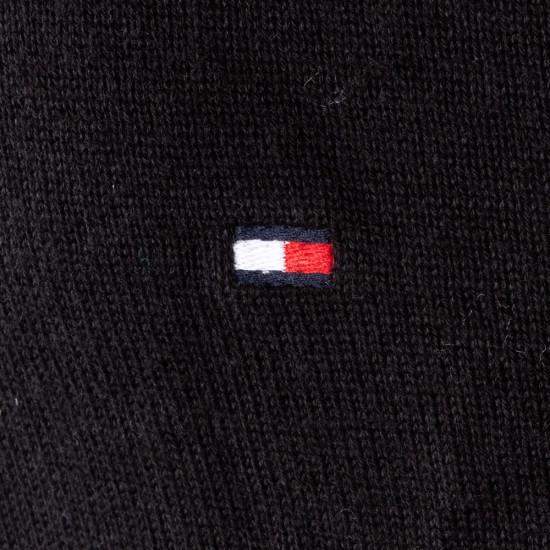 Tommy Hilfiger Μαύρο Πλεκτό Half Zip - MW0MW34107