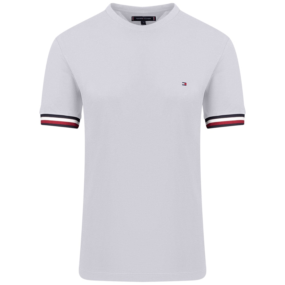 Tommy Hilfiger Λευκό T-shirt C Neck - MW0MW36452