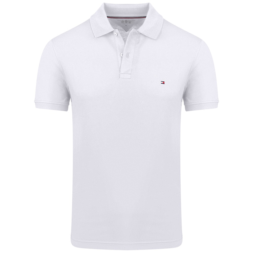 Tommy Hilfiger Λευκό Κοντομάνικο polo - MW0MW37309