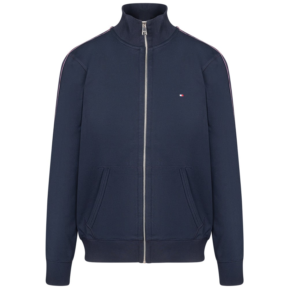 Tommy Hilfiger Μπλε Ζακέτα High Neck - MW0MW37468