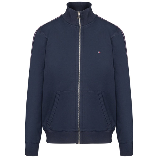 Tommy Hilfiger Μπλε Ζακέτα High Neck - MW0MW37468