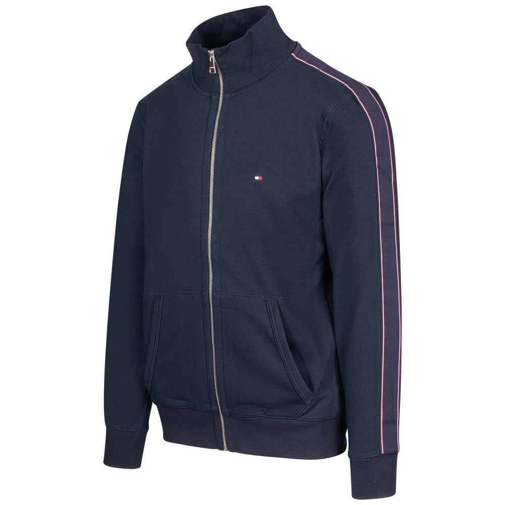 Tommy Hilfiger Μπλε Ζακέτα High Neck - MW0MW37468