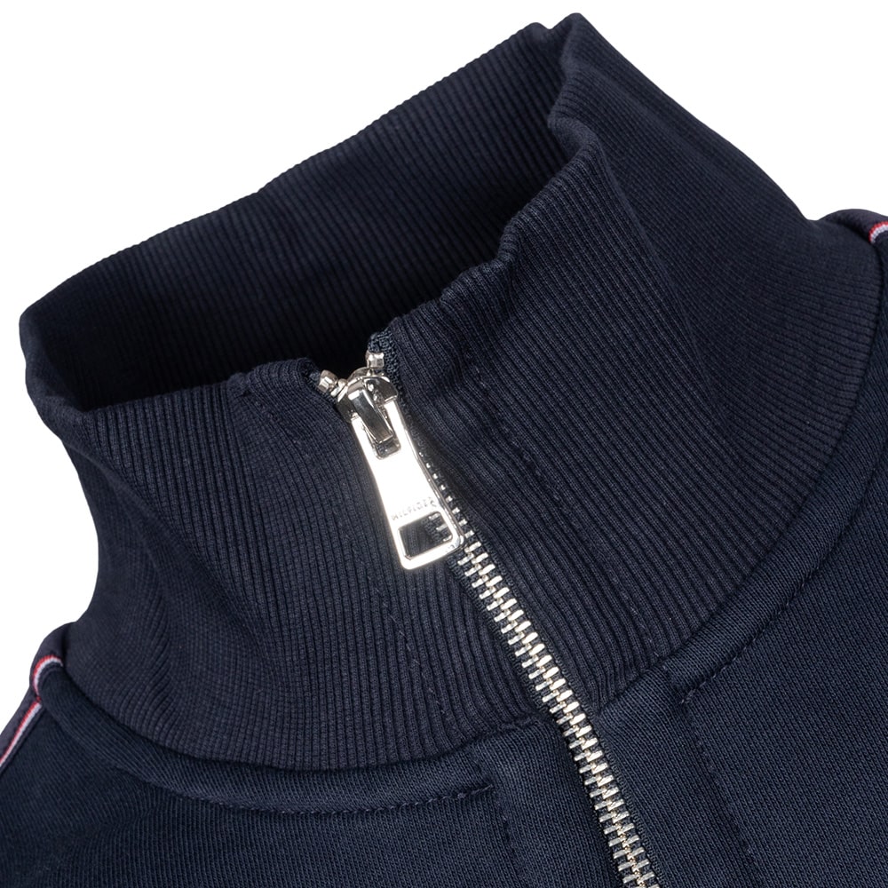 Tommy Hilfiger Μπλε Ζακέτα High Neck - MW0MW37468