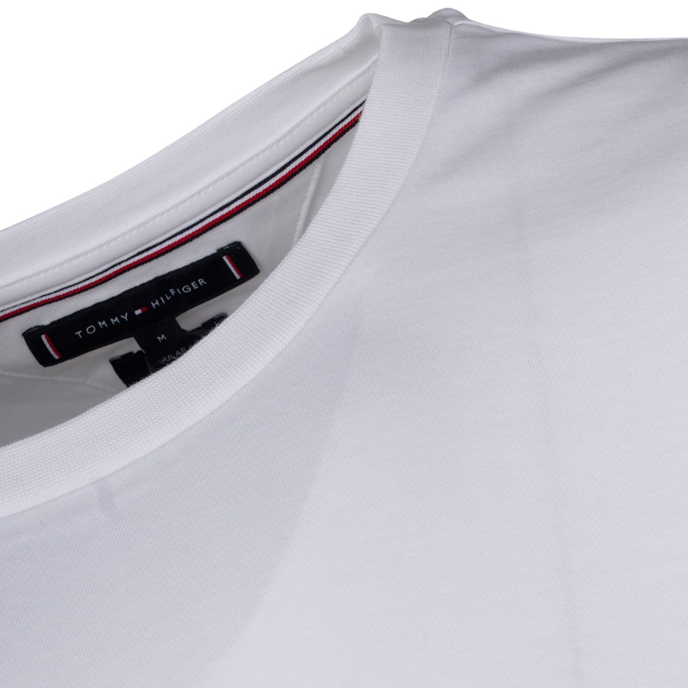 Tommy Hilfiger Λευκό T-shirt C Neck - MW0MW37508