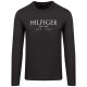 Tommy Hilfiger Μαύρη Μπλούζα C Neck - MW0MW37917