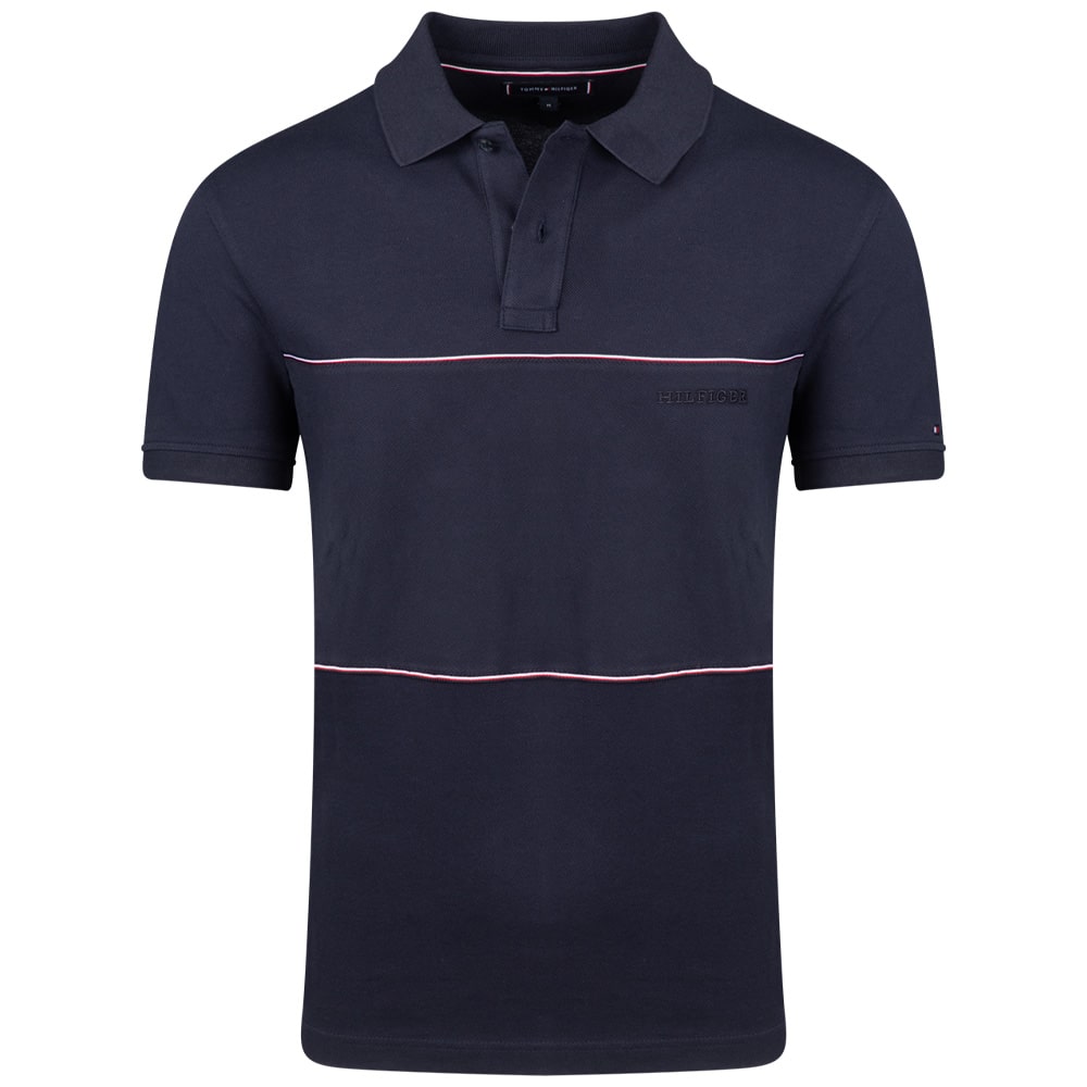 Tommy Hilfiger Μπλε Κοντομάνικο polo - MW0MW38125