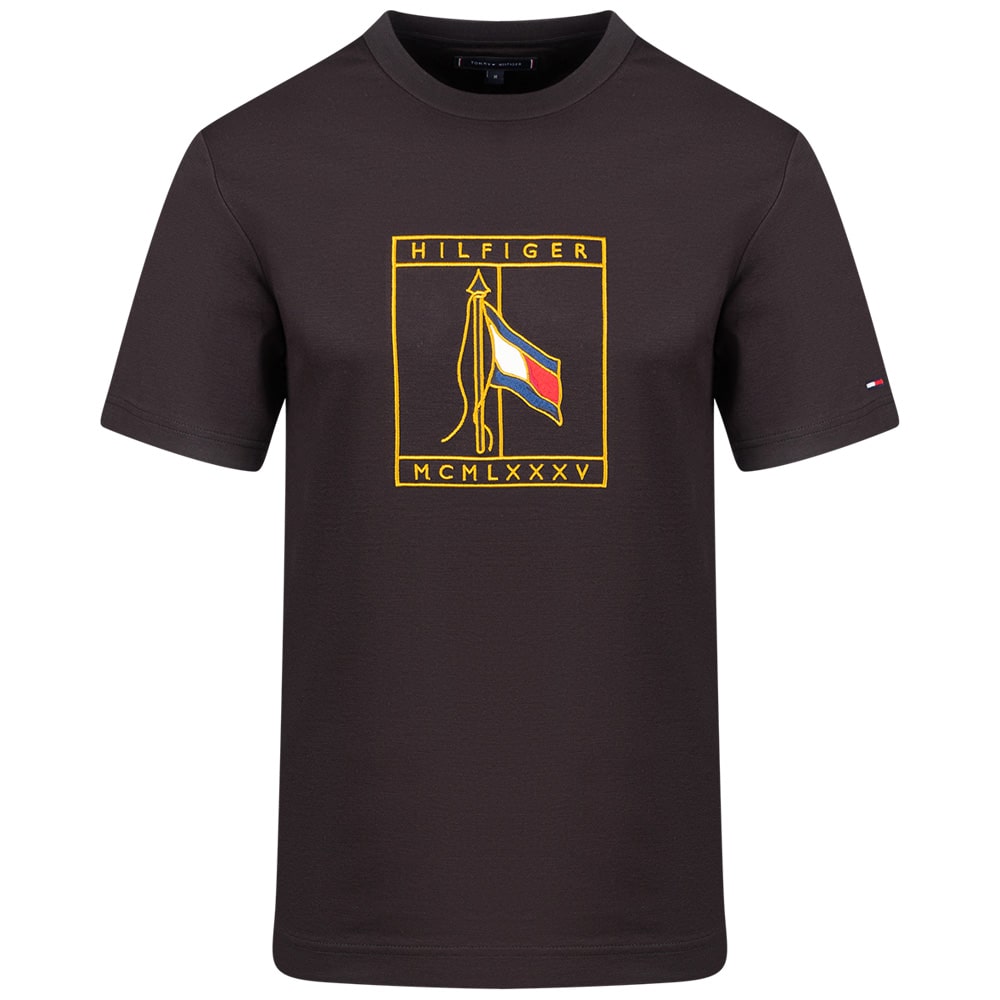 Tommy Hilfiger Μαύρο T-shirt C Neck - MW0MW38923