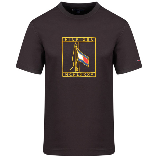 Tommy Hilfiger Μαύρο T-shirt C Neck - MW0MW38923