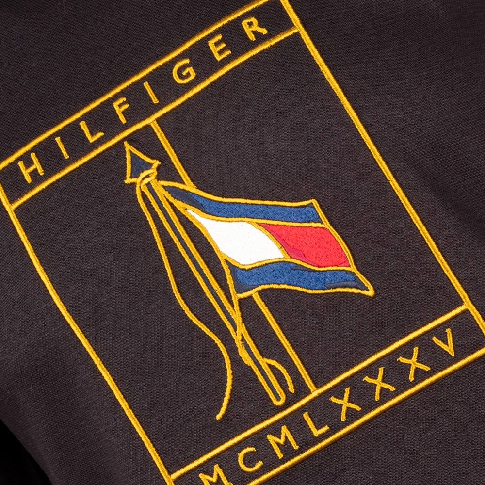 Tommy Hilfiger Μαύρο T-shirt C Neck - MW0MW38923