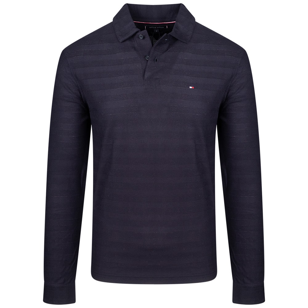 Tommy Hilfiger Μπλε Μακρυμάνικο polo - MW0MW40292