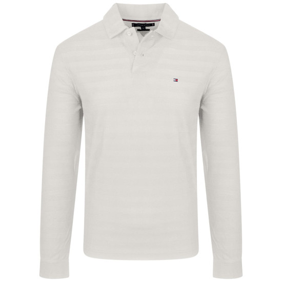 Tommy Hilfiger Εκρού Μακρυμάνικο polo - MW0MW40292