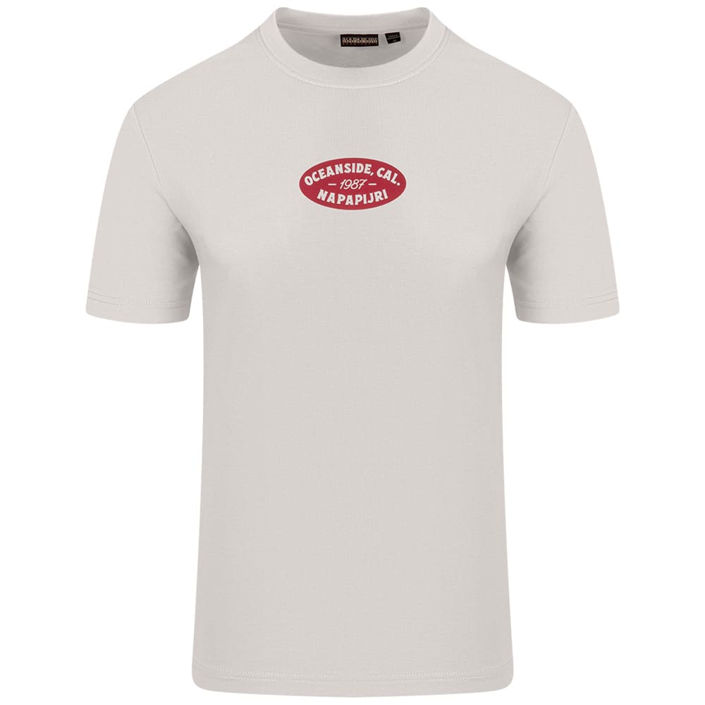 Napapijri Εκρού T-shirt C Neck - NP0A4FZZFX31