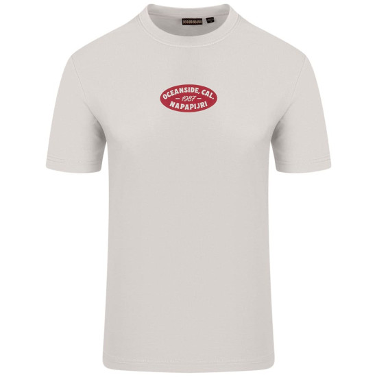 Napapijri Εκρού T-shirt C Neck - NP0A4FZZFX31