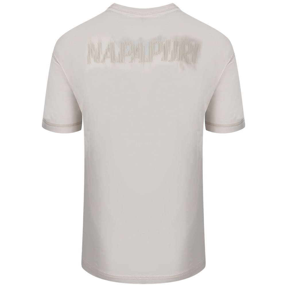Napapijri Εκρού T-shirt C Neck - NP0A4G56N1A1