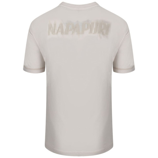 Napapijri Εκρού T-shirt C Neck - NP0A4G56N1A1