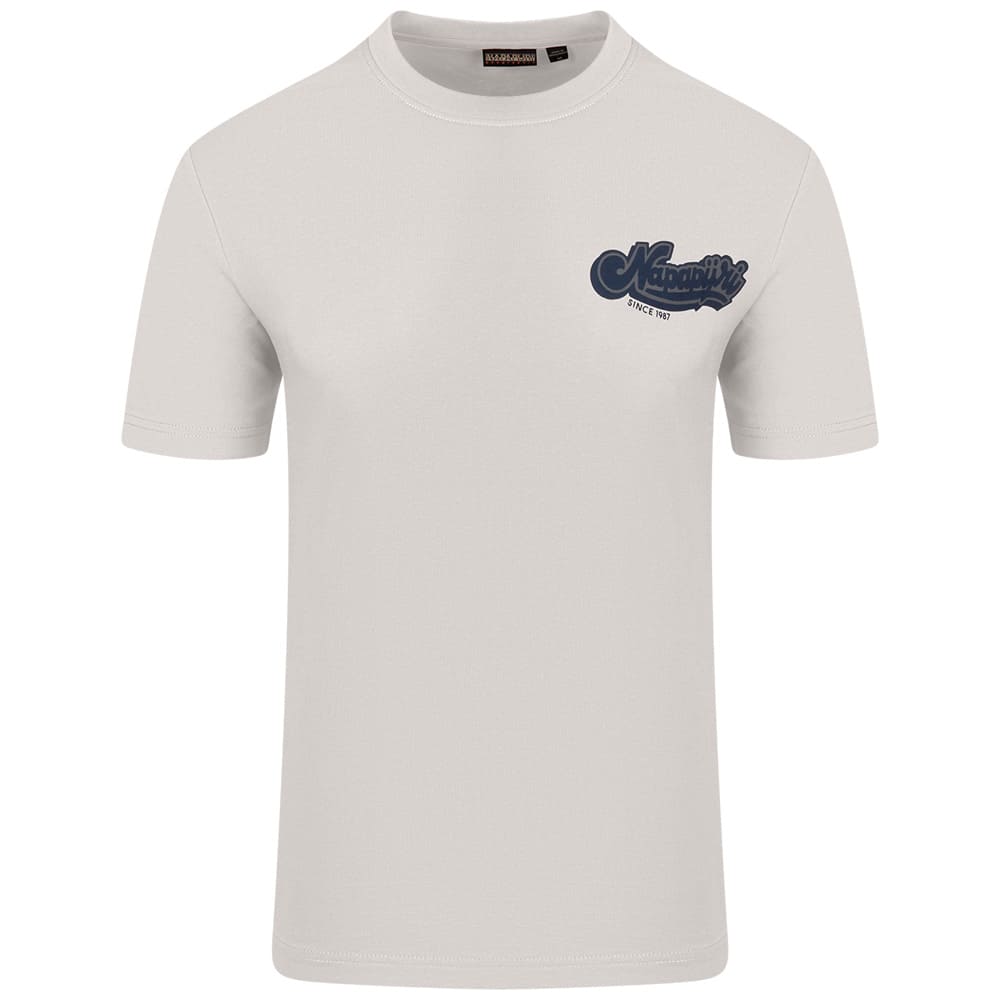 Napapijri Εκρού T-shirt C Neck - NP0A4G64N1A1