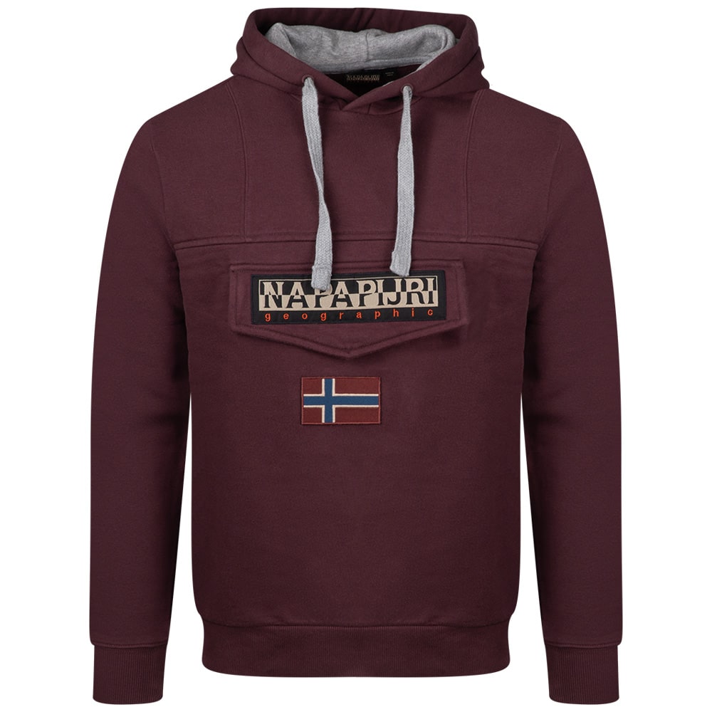 Napapijri Μπορντό Hoodie - NP0A4GJDRE71