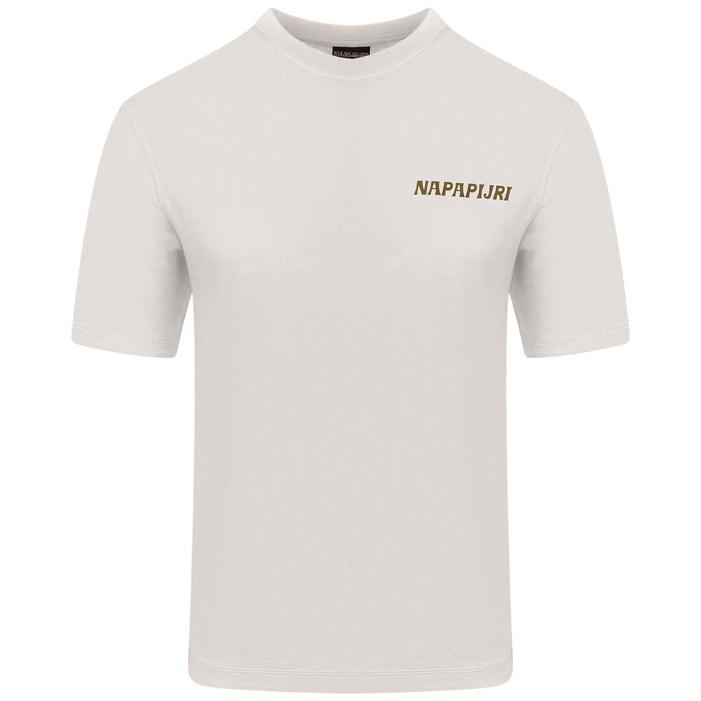 Napapijri Εκρού T-shirt C Neck - NP0A4I13FX11