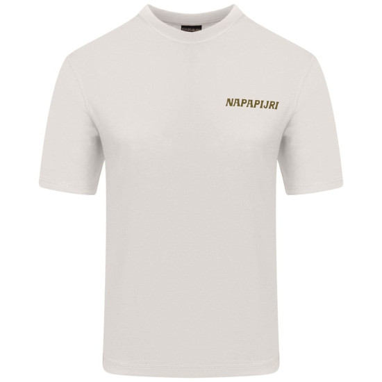 Napapijri Εκρού T-shirt C Neck - NP0A4I13FX11
