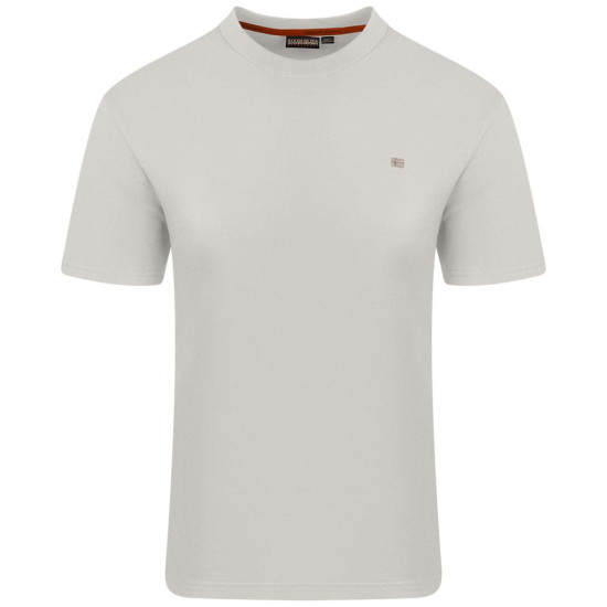 Napapijri Εκρού T-shirt C Neck - NP0A893E2061