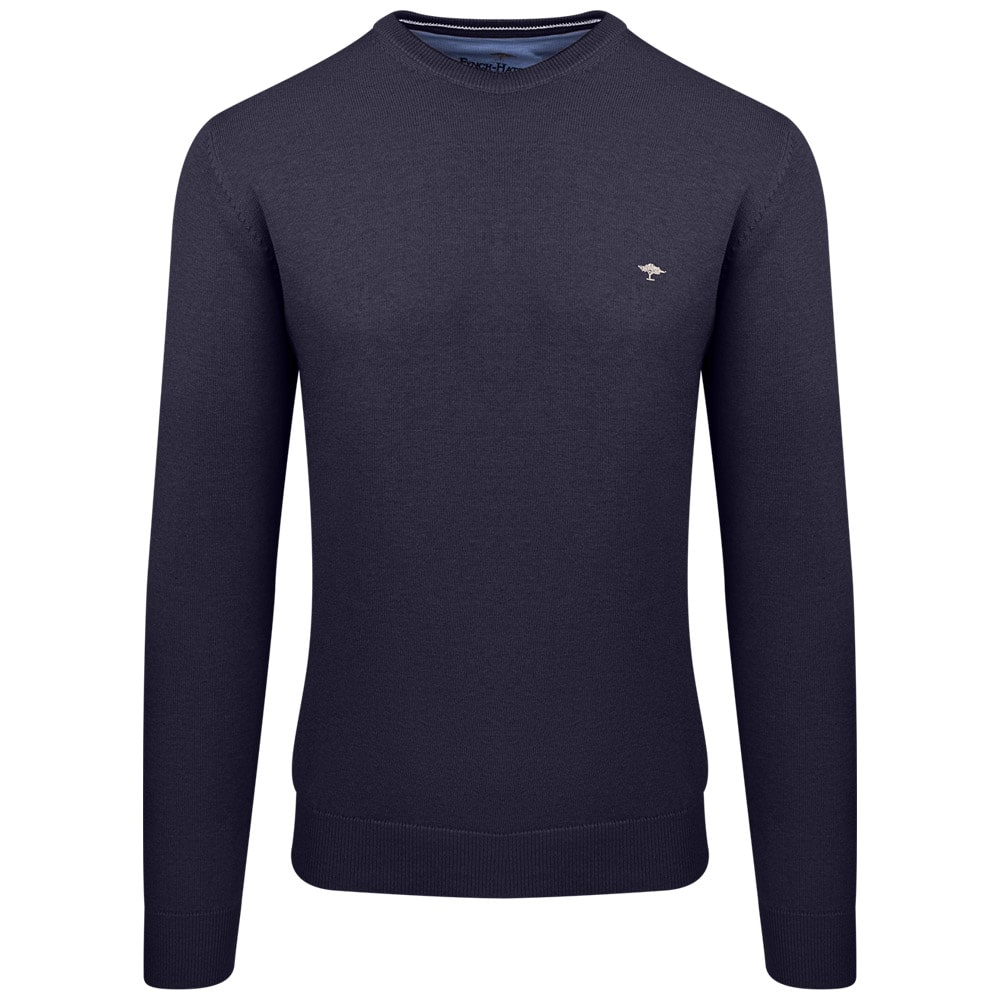 Fynch-Hatton Μπλε Πουλόβερ C-Neck - SFPK  210