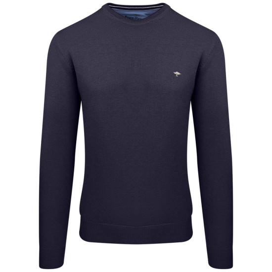 Fynch-Hatton Μπλε Πουλόβερ C-Neck - SFPK  210