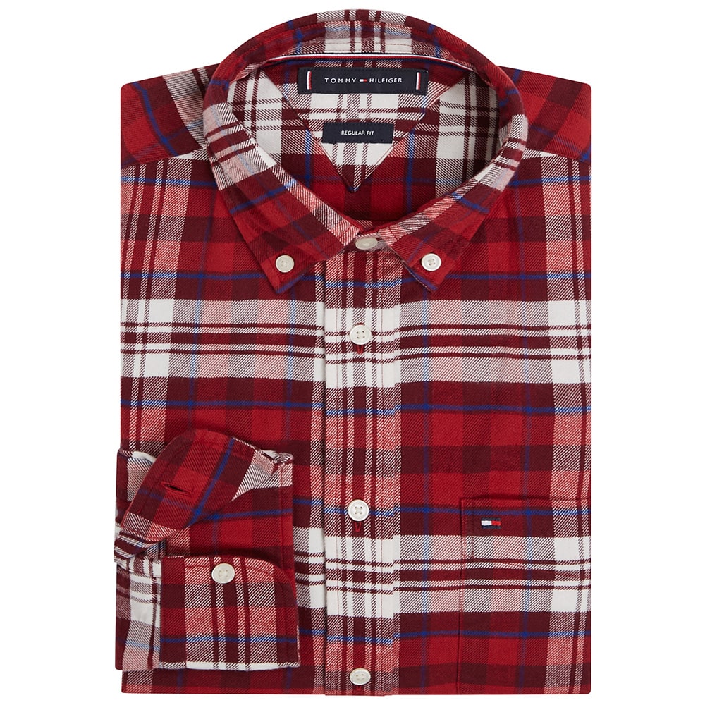 Tommy Hilfiger Κόκκινο Πουκάμισο Button Down - MW0MW41345