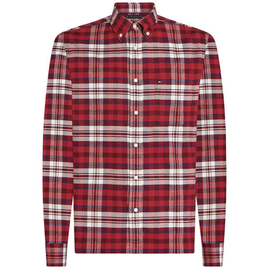 Tommy Hilfiger Κόκκινο Πουκάμισο Button Down - MW0MW41345