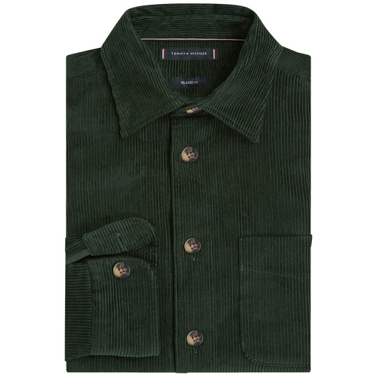 Tommy Hilfiger Πράσινο Πουκάμισο Κοτλέ - MW0MW40489
