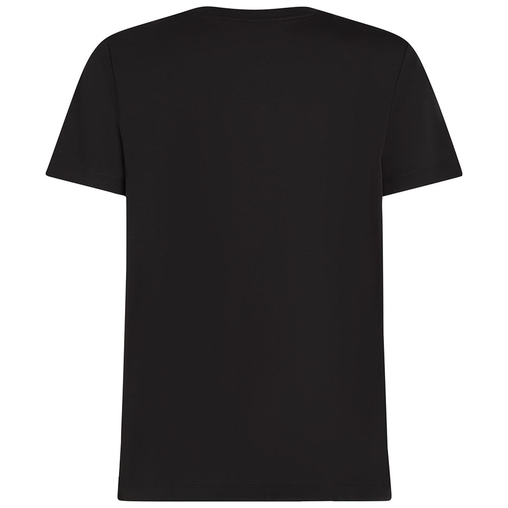 Tommy Hilfiger Μαύρο T-Shirt C Neck - MW0MW42059