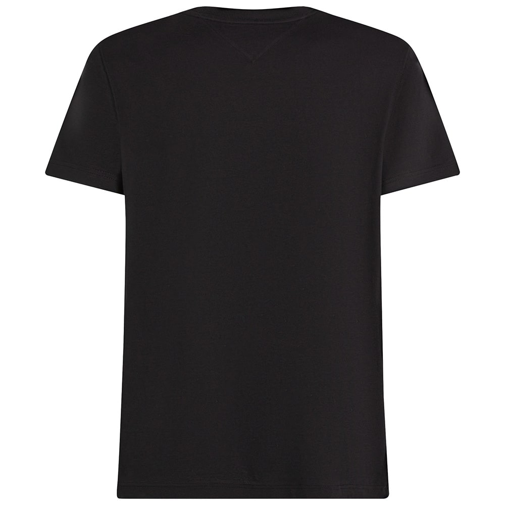 Tommy Hilfiger Μαύρο T-Shirt C Neck - MW0MW42057