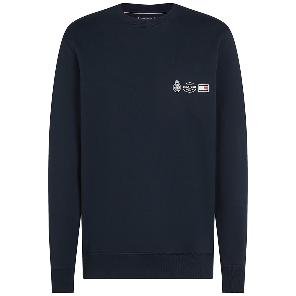 Tommy Hilfiger Μπλε Φούτερ C Neck - MW0MW40863