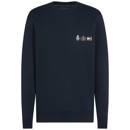 Tommy Hilfiger Μπλε Φούτερ C Neck - MW0MW40863