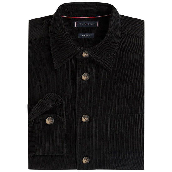 Tommy Hilfiger Μαύρο Πουκάμισο Κοτλέ - MW0MW40489