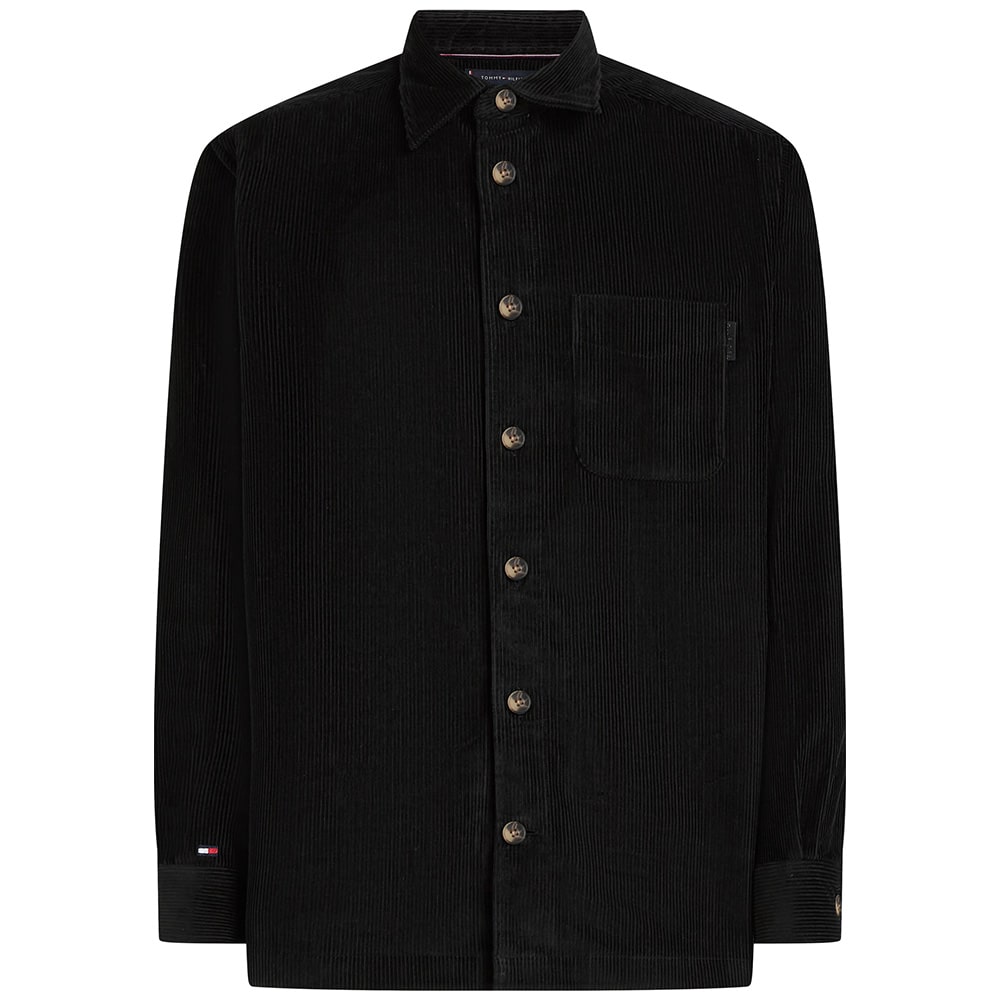 Tommy Hilfiger Μαύρο Πουκάμισο Κοτλέ - MW0MW40489
