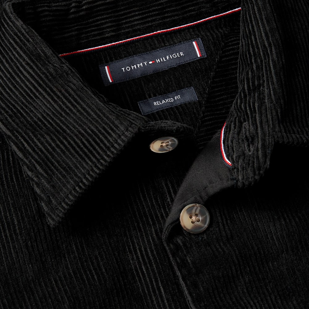 Tommy Hilfiger Μαύρο Πουκάμισο Κοτλέ - MW0MW40489