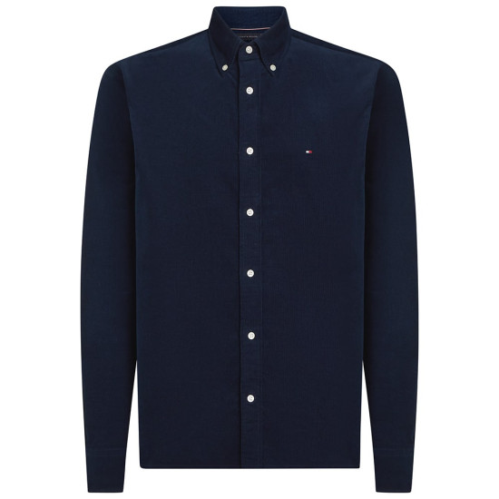 Tommy Hilfiger Μπλε Πουκάμισο Κοτλέ - MW0MW40486