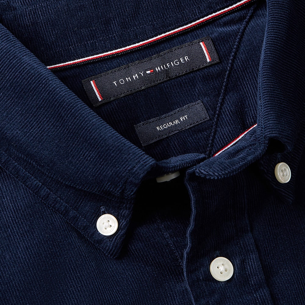 Tommy Hilfiger Μπλε Πουκάμισο Κοτλέ - MW0MW40486