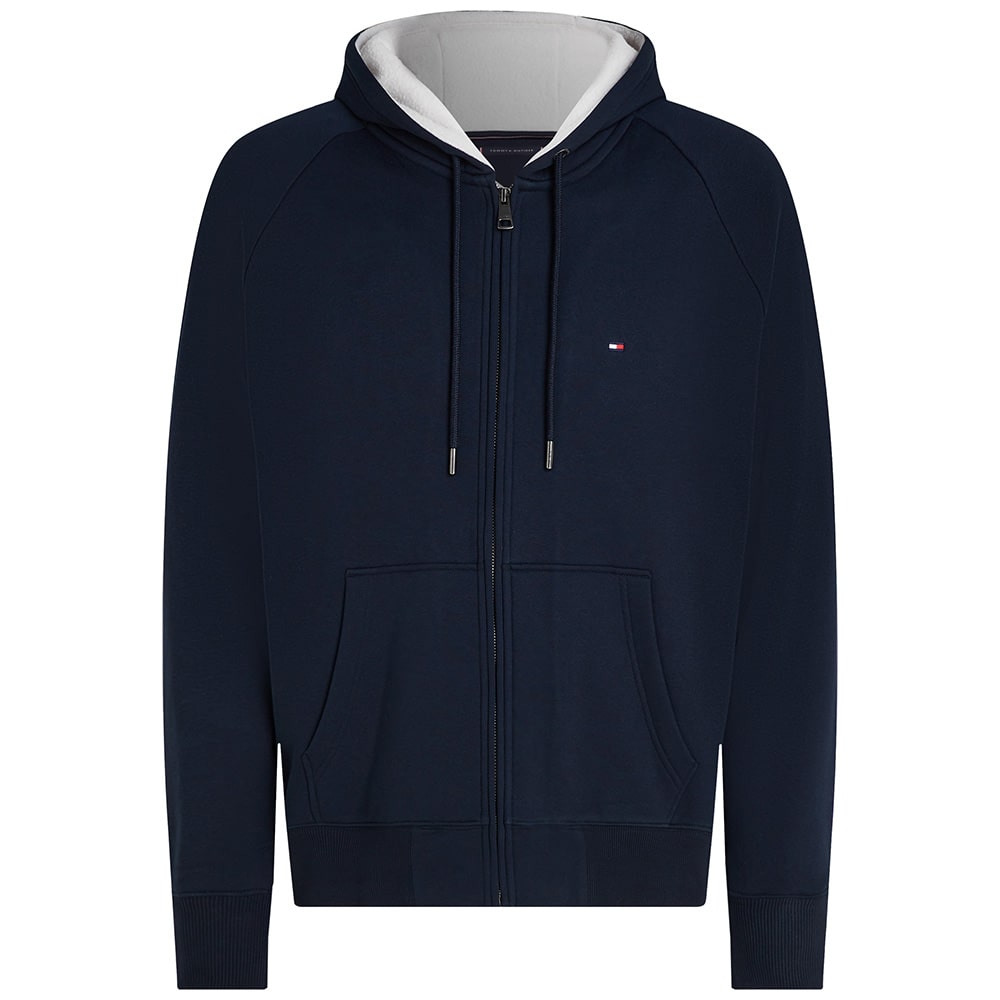 Tommy Hilfiger Μπλε Ζακέτα Hoodie - MW0MW40418