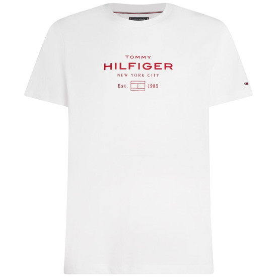 Tommy Hilfiger Λευκό T-Shirt C Neck - MW0MW40002