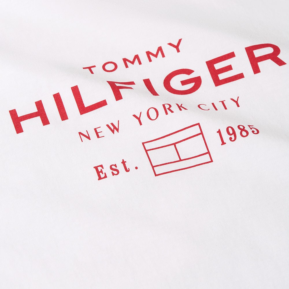 Tommy Hilfiger Λευκό T-Shirt C Neck - MW0MW40002