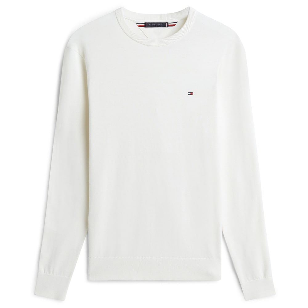 Tommy Hilfiger Εκρού Πουλόβερ C Neck - MW0MW39999