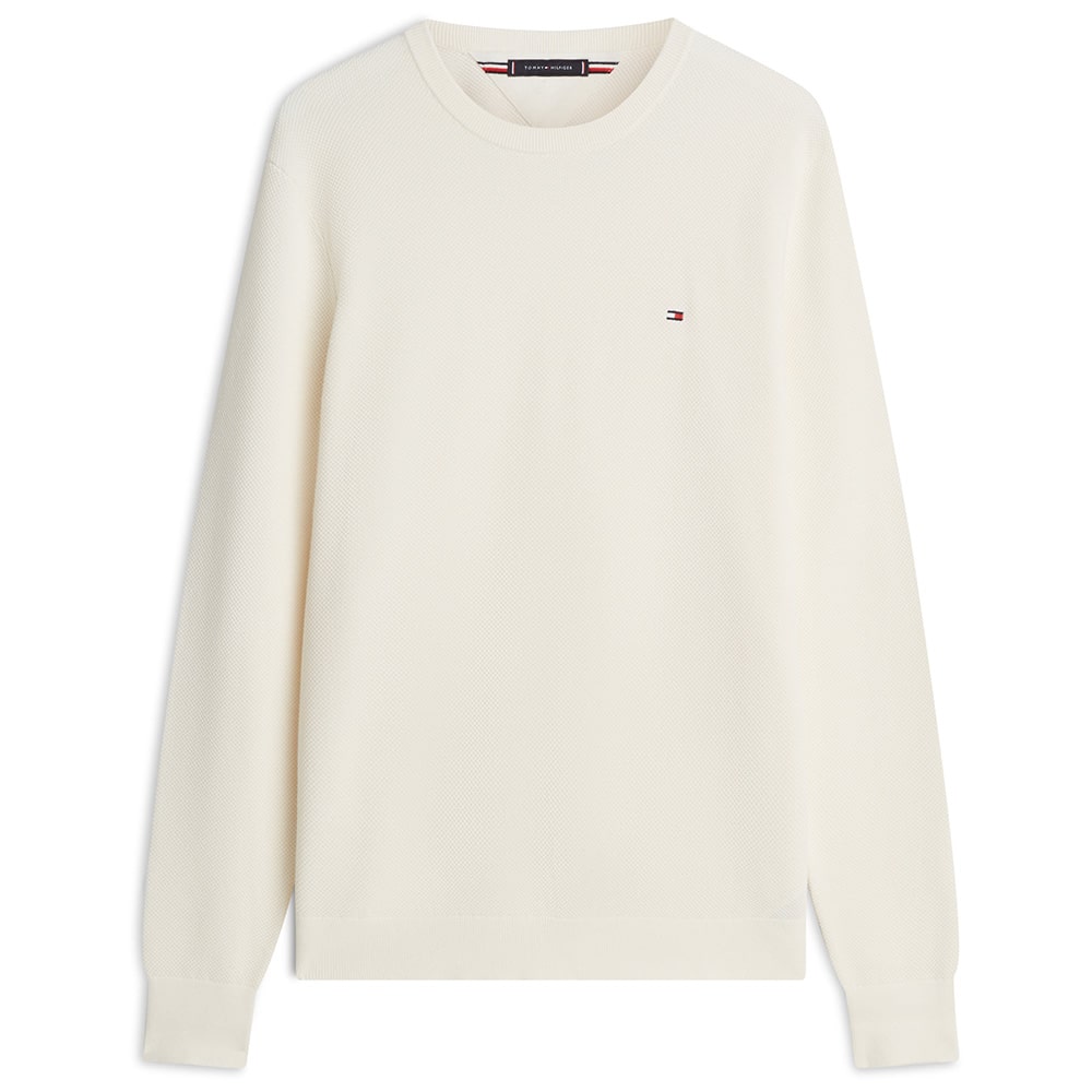 Tommy Hilfiger Εκρού Πουλόβερ C Neck - MW0MW36347