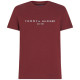 Tommy Hilfiger Μπορντό T-shirt C Neck - MW0MW11797