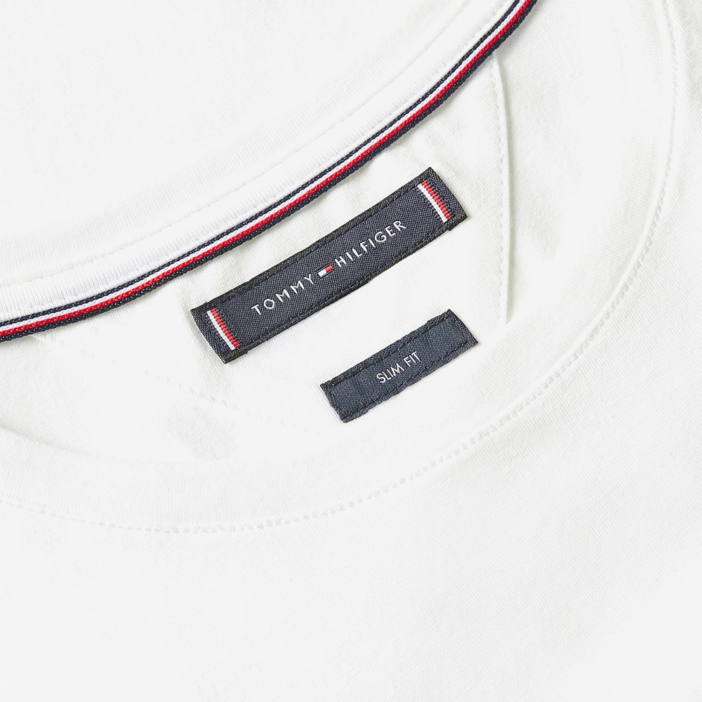 TOMMY HILFIGER Λευκή Μπλούζα C Neck - MW0MW10804