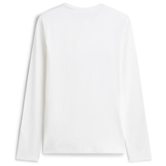 TOMMY HILFIGER Λευκή Μπλούζα C Neck - MW0MW10804
