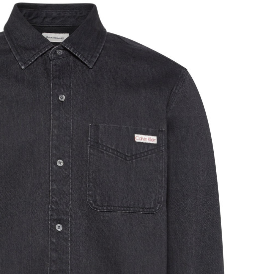 Calvin Klein Μαύρο Πουκάμισο Denim - LV04RD765G