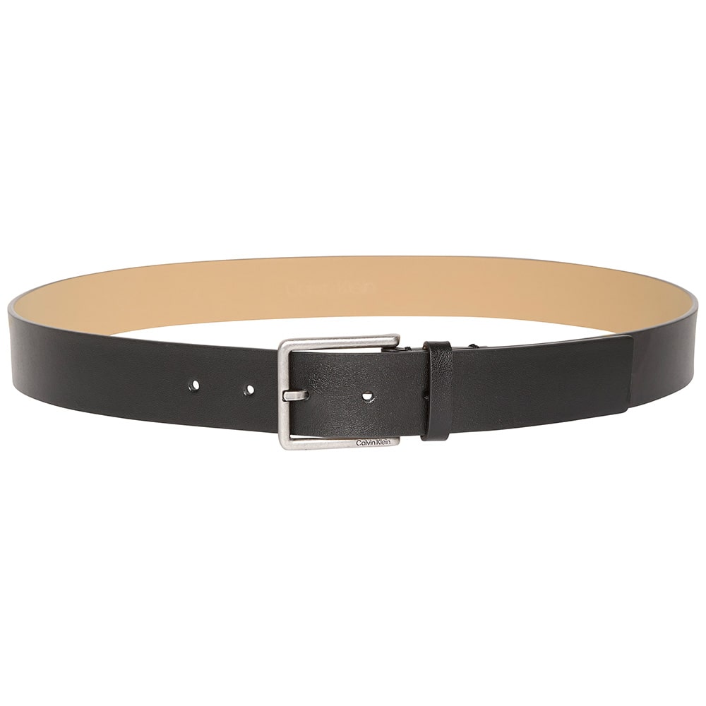 Calvin Klein Μαύρη Ζώνη 100% Leather - LV04D7047G